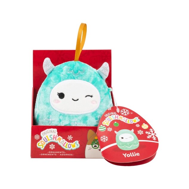 Squishmallows Vianočná ozdoba Yetti Yollie
