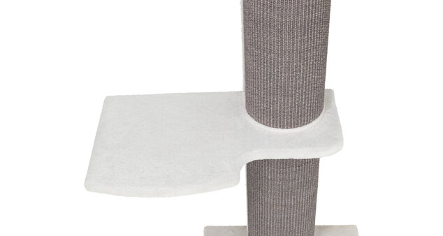 Acadia scratching post with wall mounting, 160 cm, grey