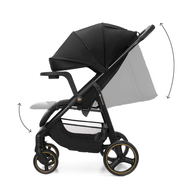 KINDERKRAFT Cărucior sport Trig 3 Tray Onyx Black