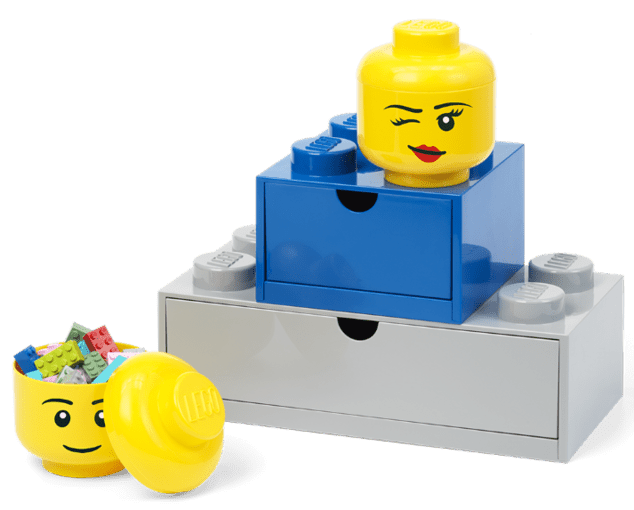 LEGO® úložná hlava (mini) - dievča