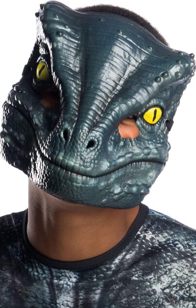 JURASSIC WORLD Velociraptor detský kostým veľkosť (110-122 cm)