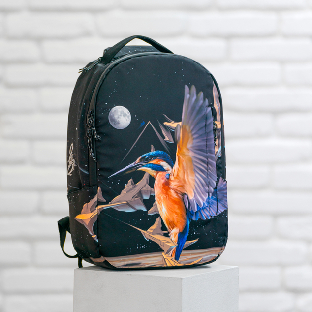 BAAGL Rucksack eARTh - Kingfisher von Caer8th