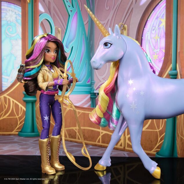 Unicorn Academy Svetelný jednorožec WildStar a Sophia 24 cm