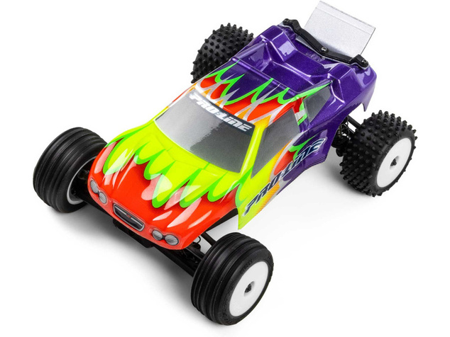 Pro-Line ruota con pneumatico Edge anteriore / Step Pin posteriore, disco bianco, Hex 7mm (4): Losi 