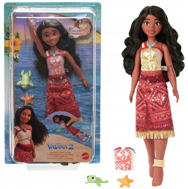 Mattel Disney Bambola galleggiante Vaiana, JFF09