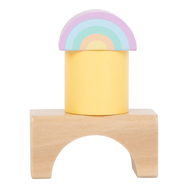 Mala noga Pastel drvene kocke 50 kom