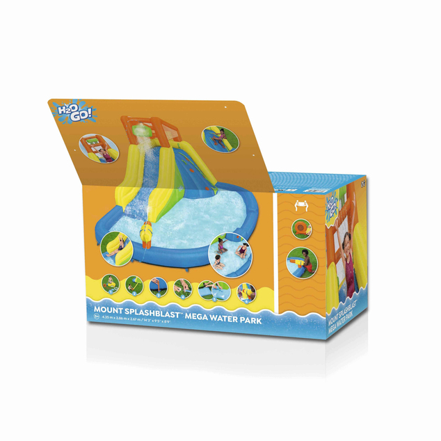 Vodno igralno mega središče Mount Splashblast™ - 267 x 286 x 435 cm