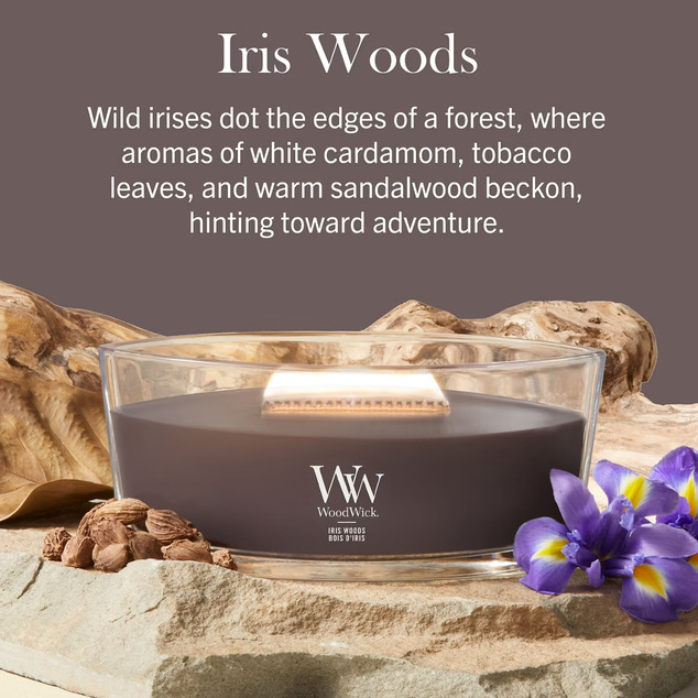 WW Kerze Boot Iris Woods