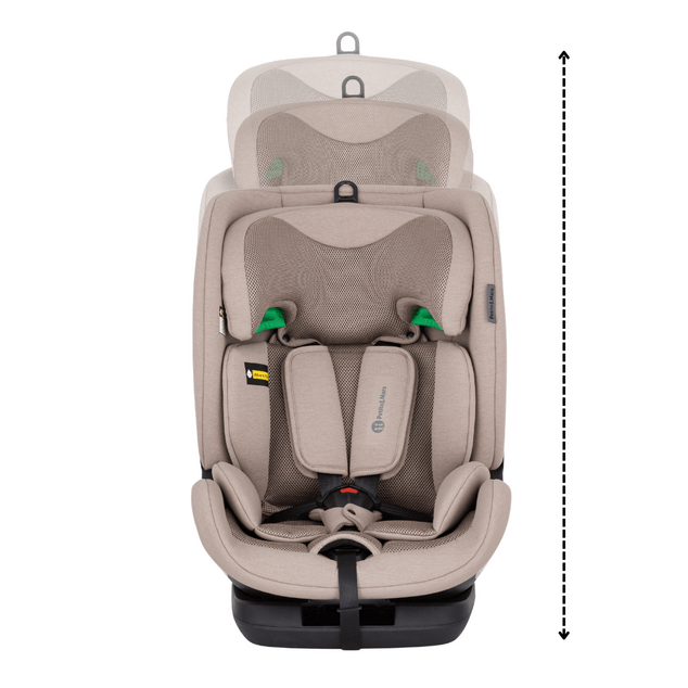 PETITE&amp;MARS Столче за кола Prime Pro i-Size Tan Brown Air 76-150 cm (9-36 kg)