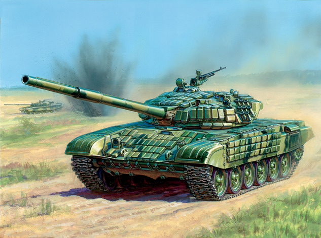 Wargames (HW) танк 7400 - T-72 (1:100)
