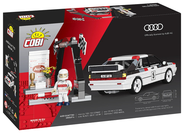 Cobi Audi Quattro Grupa 4 (1981), 1:35, 165 k, 1f