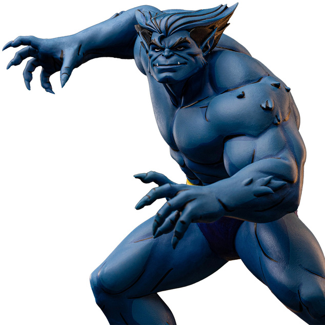 Iron Studios X-Men - Beast Szobor Művészeti Skála 1/10