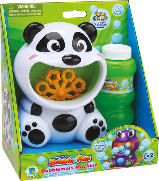 Bubble Fun Stroj na bubliny Panda s náplní 118 ml