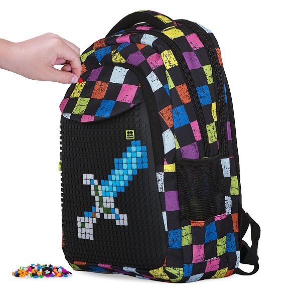 PIXIE CREW rucsac pentru studenți cuburi colorate