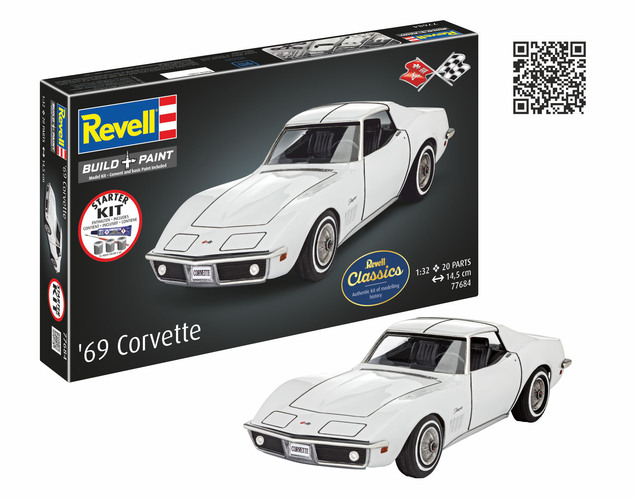 Kit de démarrage auto 77684 - Corvette C3 (1:32)