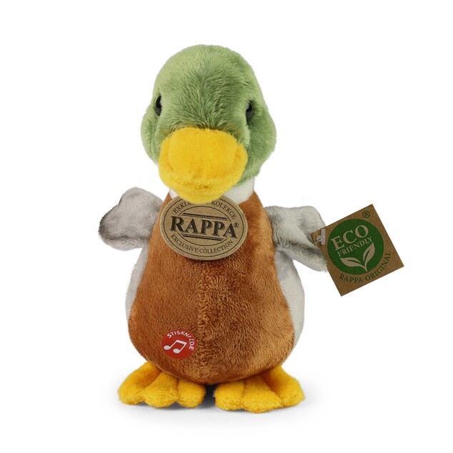 Anatra selvatica di peluche con suono 22 cm ECO-FRIENDLY