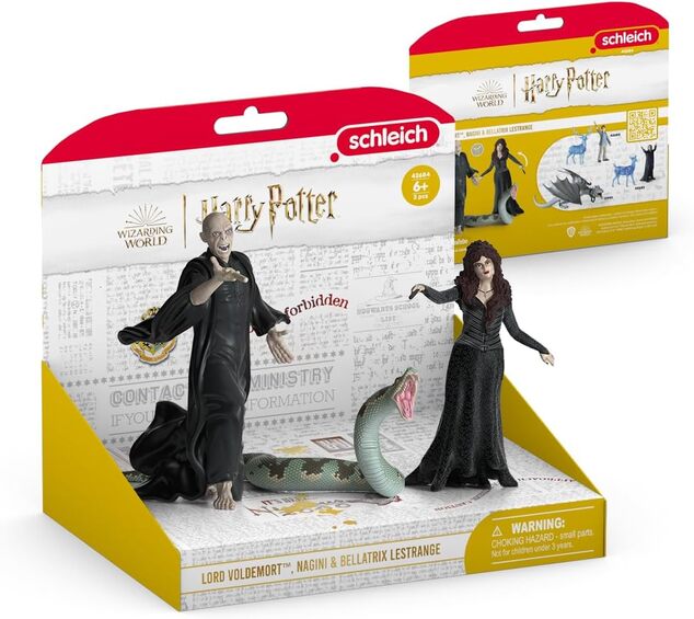 Schleich Lord Voldemort, Nagini &amp; Bellatrix Lestrange