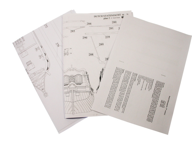 Dušek Holandská štátna jachta 17st. 1:48 kit