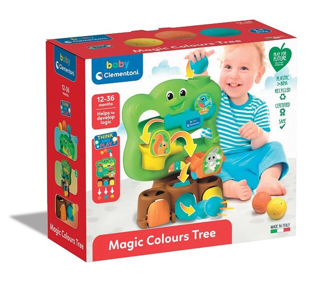 Clementoni Baby magický strom – guľôčková dráha