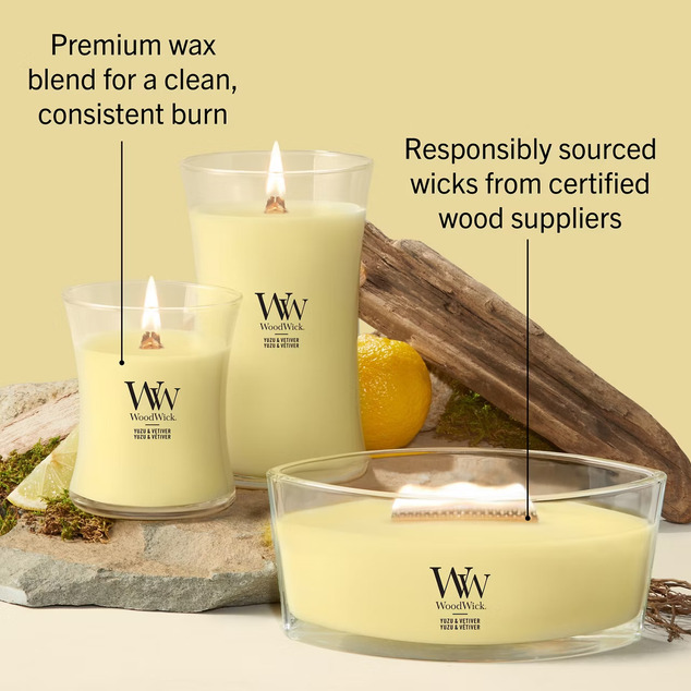 WW Kerze Mittel Yuzu &amp; Vetiver
