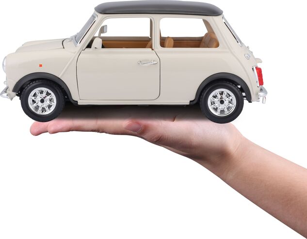 Bburago 1:18 Mini Cooper (1969) Beige