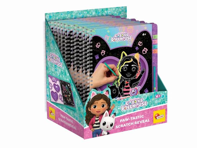 Gabby´s Dollhouse - Škrabacie obrázky - labkové