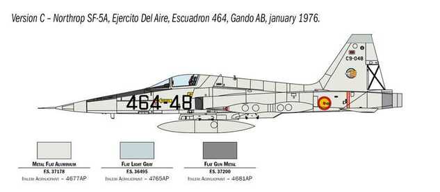 Model Kit letadlo 1441 - F-5A Freedom Fighter (1:72)