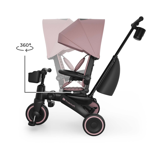 KINDERKRAFT Trojkolka Jazz 3 Pink, 9m+
