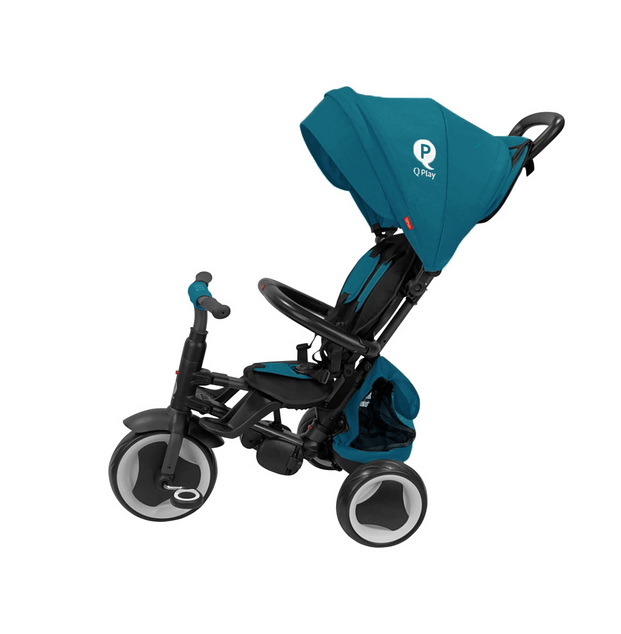 QPLAY Dreirad Rito eva plus Grün-Blau 10-72 Monate