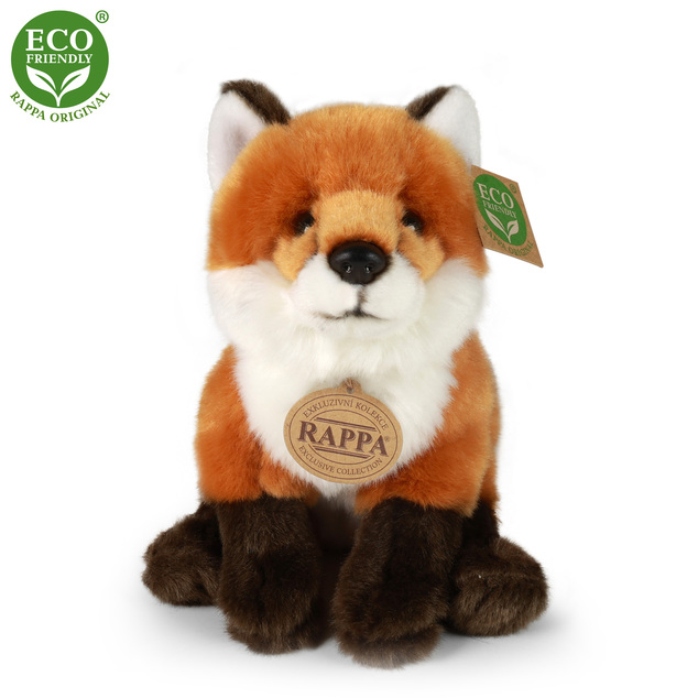 Sitzender Plüschfuchs 21 cm UMWELTFREUNDLICH