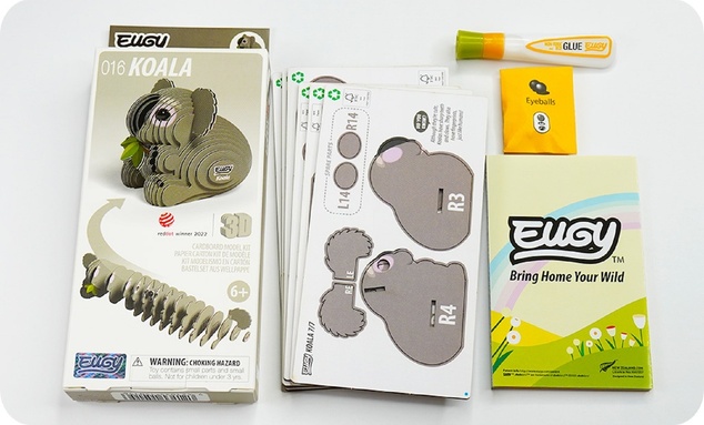 EUGY Koala 3D kartonová skládačka