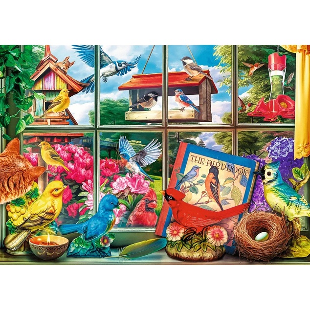 Trefl Puzzle 1000 Premium Plus Quality Tea Time Welt der Vögel