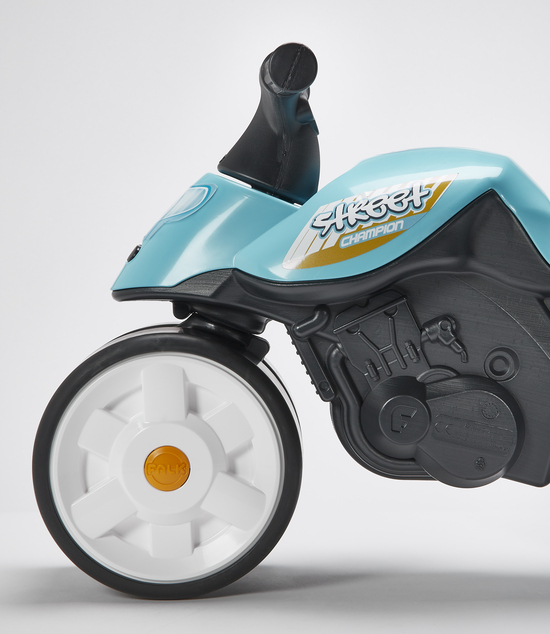 Falk Baby Moto Street Champion s tichými gumenými kolieskami - modré
