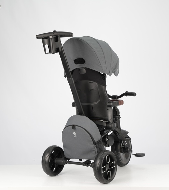 QPLAY Trojkolka Comfo Max Grey, 8 v 1, vek 10-72 mesiacov