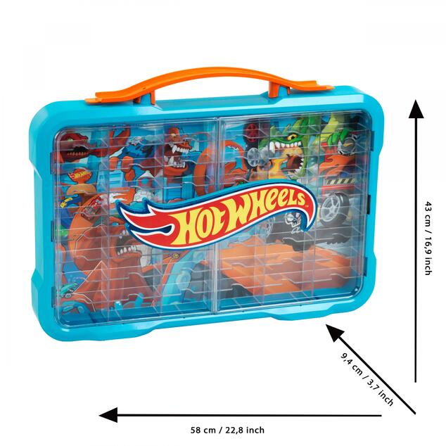 Klein Hot Wheels - Gyűjtői vitrin világítással