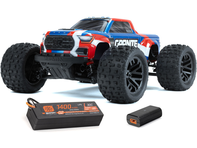 Arrma Granite Grom 1:18 4WD Smart RTR albastru
