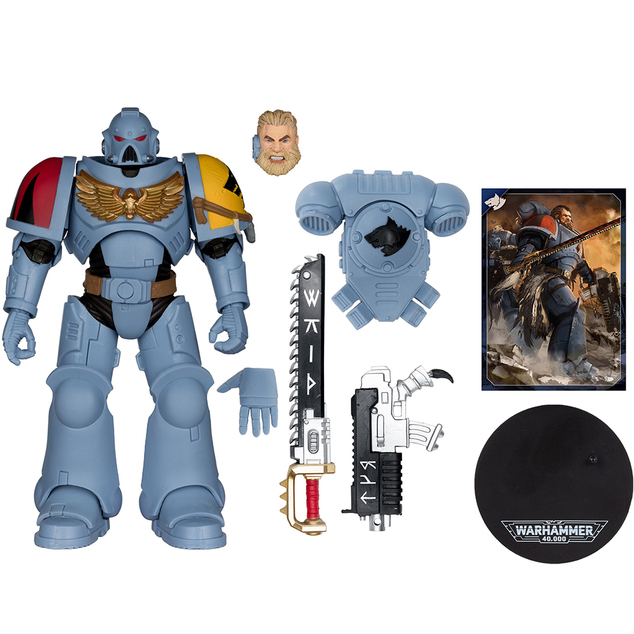 McFarlane Warhammer 40,000 akční figurka Grey Hunter (Space Wolves) 18 cm