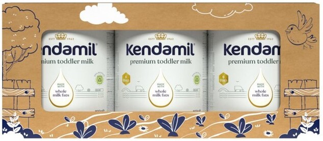 Kendamil Premium 3 HMO+ (3× 800 g), rozprávkové balenie s divadlom O veľkej repe