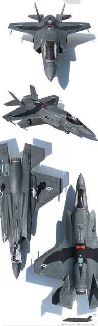 Model Kit repülőgép 12592 - USMC F-35B LIGHTNING II VMFA-242 "B (1:72)