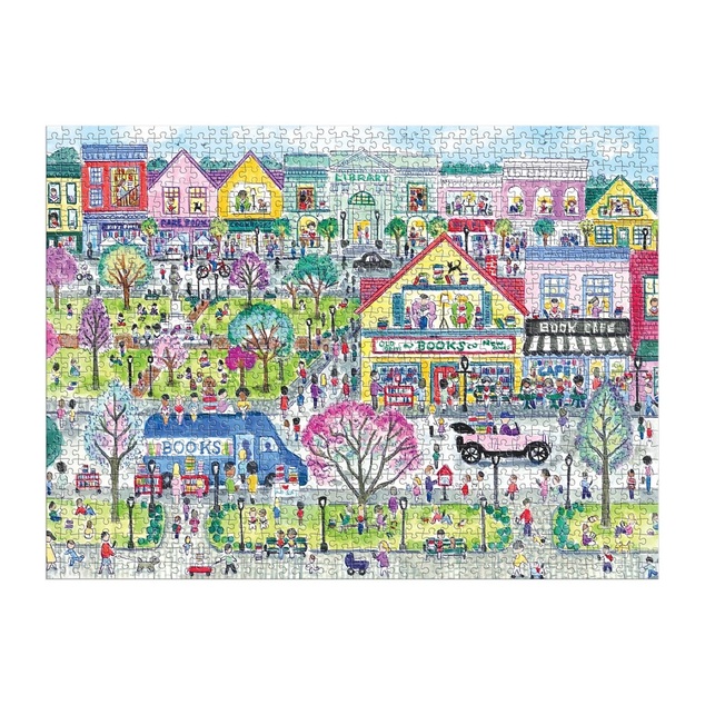 Puzzle Galison Michael Storrings Orașul cărților 1000 de piese