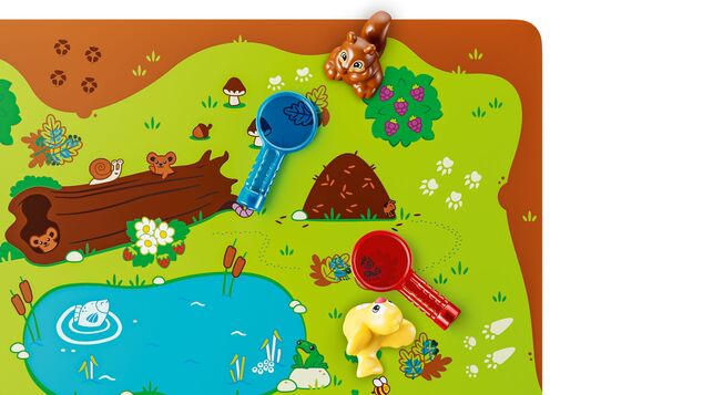 LEGO® DUPLO®10480 Les plný objavov s divokými zvieratkami