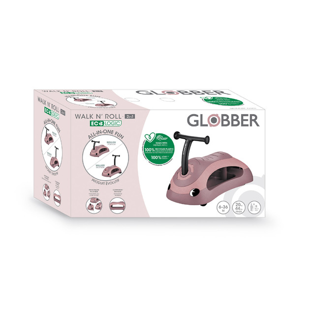 Globber Chodítko 2 v 1 WALK N'ROLL Ecologic Berry