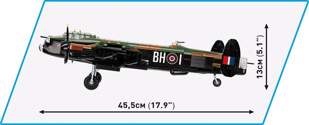 Cobi Avro Lancaster B Mk.I/III 300 Sqdn RAF, 1:48, 1643 k, 1 f