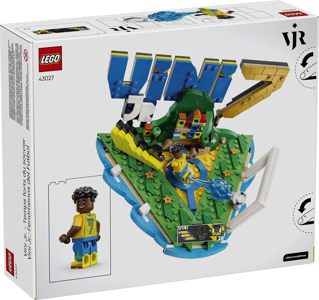 LEGO® Editions 43027 Vini Jr. – Hviezdne momenty futbalu