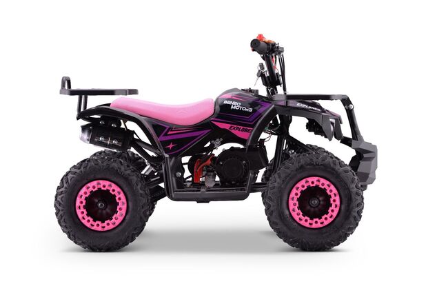 Benzínová štvorkolka pre deti Beneo Motors Explorer ružová - 50cm3