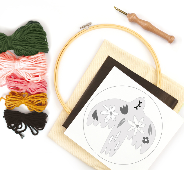 GRAINE CREATIVE Set punch needle Ptiček