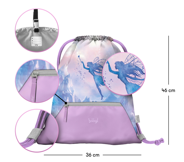 BAAGL Tasche mit Reißverschlussfach Fee