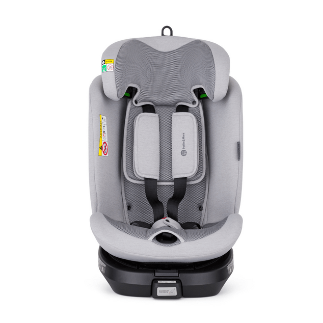 PETITE&amp;MARS Столче за кола Twistguard Pro i-Size Gentle Grey Air 40-150 cm(0-36 kg)