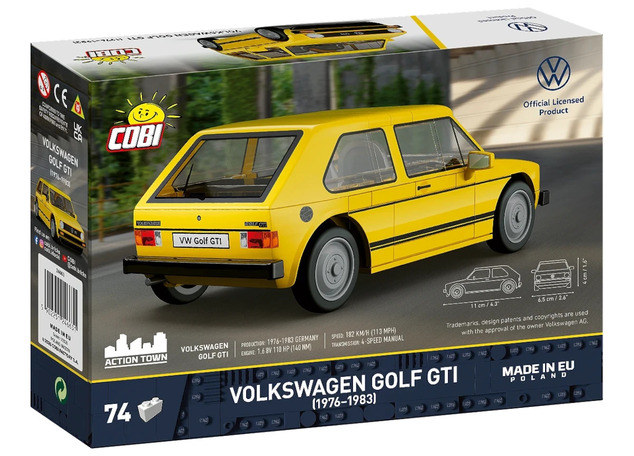 Cobi Volkswagen Golf GTI,(1976 - 1983) 1:35, 68 k