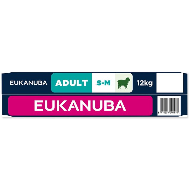Krmivo EUKANUBA Adult Small and Medium rich in lamb 12 kg